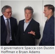 Spot Marche: Dustin Hoffman insieme a Bryan Adams