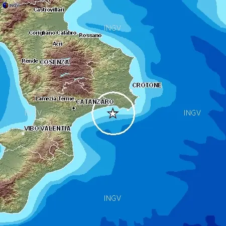 Paura nel Catanzarese e nel Crotonese, registrate sei scosse di terremoto in poche ore