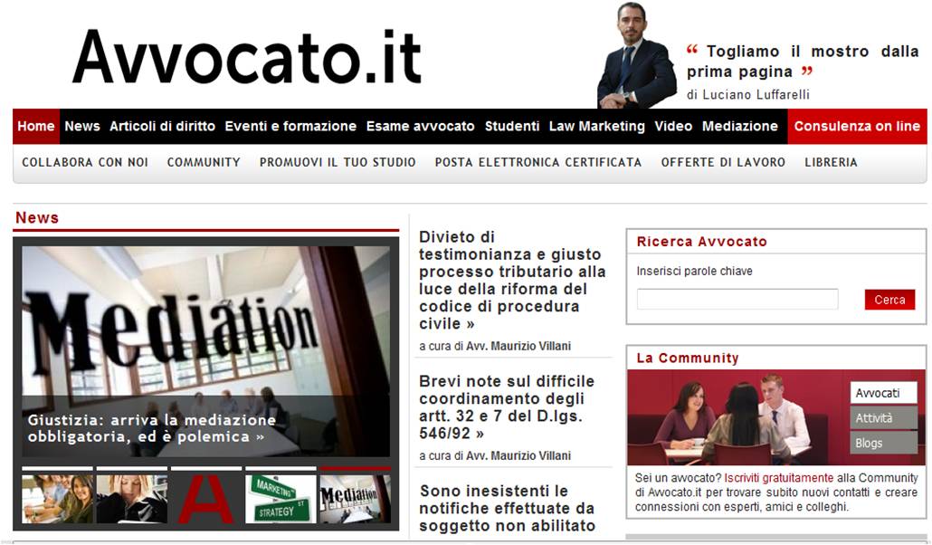 Avvocato.it lancia il primo social media per avvocati