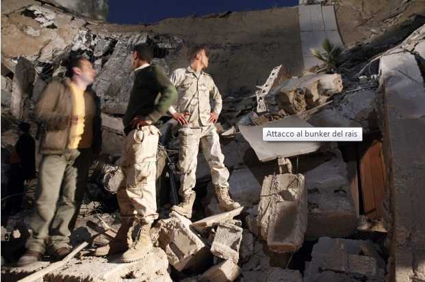Diario di guerra, attacco letale al bunker di Gheddafi