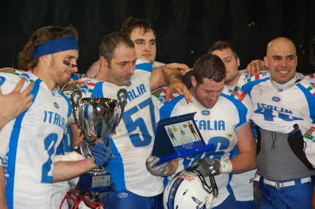 Football Americano: Il Blue Team resiste (quasi) metà partita