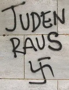 Juden raus e stella di David: follia neonazi a Materdei