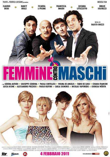 Esce domani al cinema il film di Brizzi "Femmine contro maschi"
