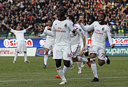 Calcio: Perdono Palermo e Roma, Juve ko, Milan Campione d'inverno