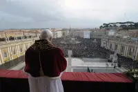 MESSAGGIO NATALIZIO DEL SANTO PADRE URBI ET ORBI  PACE: TRA ISRAELE - PALESTINA