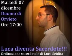 Orvieto, Luca Seidita: "Volevo diventare sacerdote ma mi è stato negato''