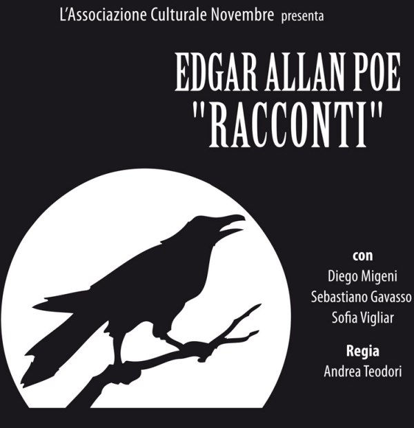 Al teatro Stanze Segrete, in scena un noir di Edgar Allan Poe