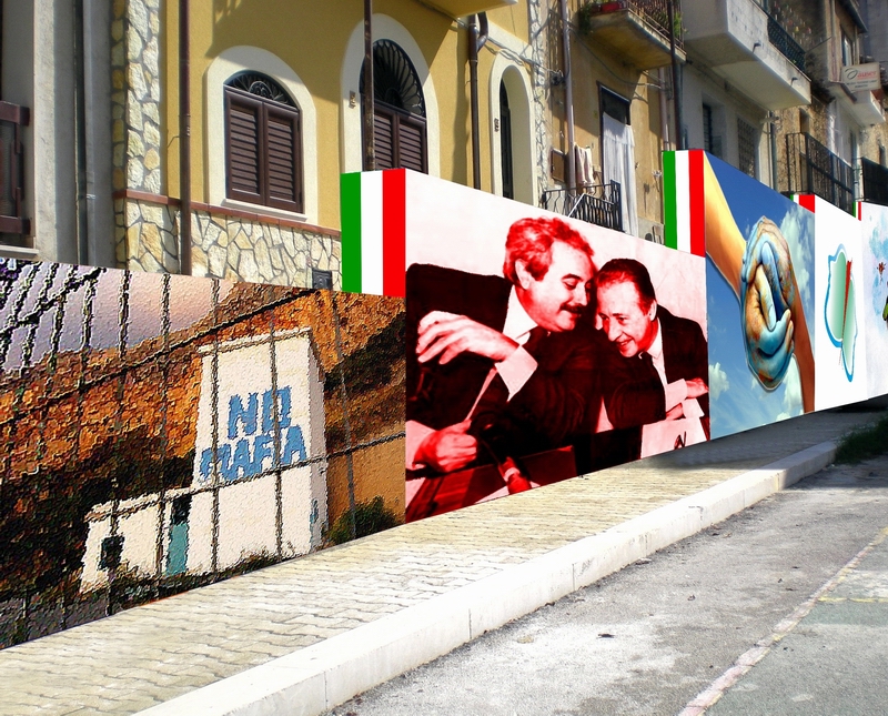 Nel comune di Borgetto un muro per la legalità