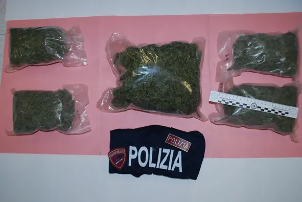 Catanzaro: arrestato spacciatore con 1 Kg di marijuana