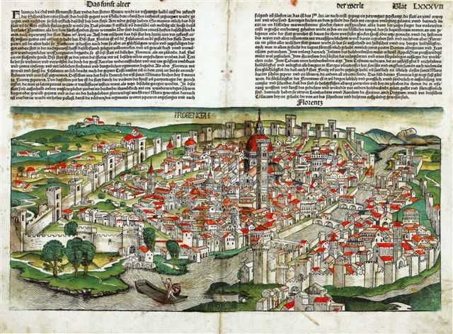 Florentia, collezione di mappe e vedute dal XV al XX secolo