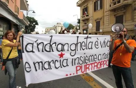 La ndrangheta è viva e marcia insieme a noi, purtroppo