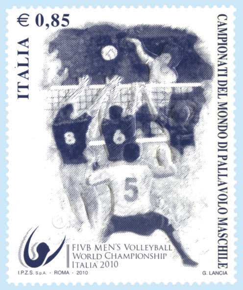 Poste italiane presenta francobollo dedicato al Mondiale di Pallavolo
