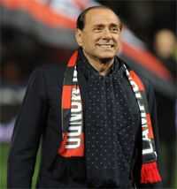 Berlusconi: "Milan sconfitto perchè gli arbitri sono di sinistra"
