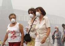 Mosca: fumo nocivo opprime la popolazione