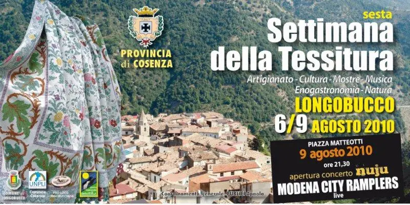 Longobucco.  VI settimana della tessitura: la preziosa "trama" della cultura