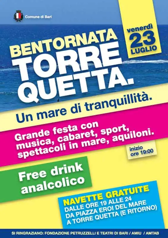 Bari: riapre la spiaggia di Torre Quetta. Un mare di tranquillità