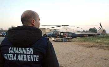 Caserta, fanghi rifiuti sparsi nelle campagne:14 arresti