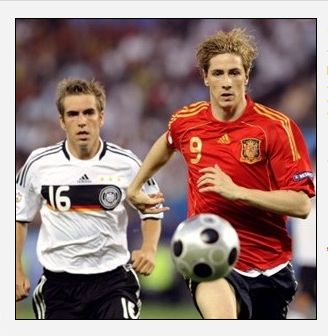 Primo tempo Spagna-Germania