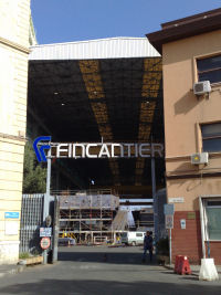 Palermo: incendio, evacuato l'impianto di Fincantieri