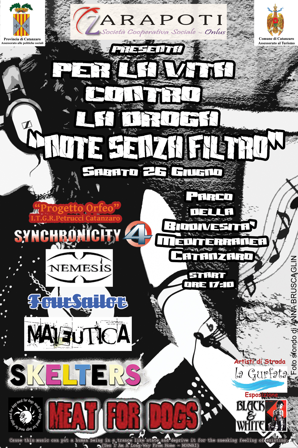 Per la vita contro la droga al Parco della Biodiversità