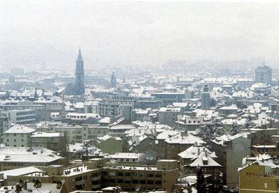 Maltempo, nevica in Trentino