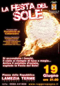 Ruggero Pegna: Questa sera a Lamezia "La festa del sole" Acrobati volanti, effetti pirotecnici