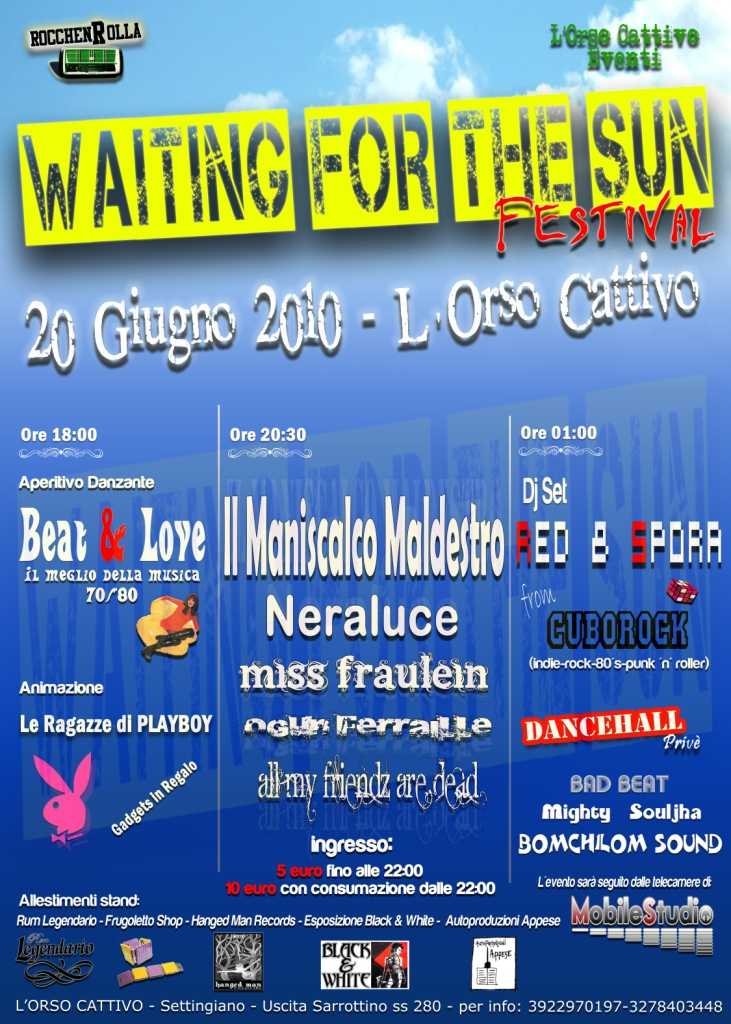 Il sole? Cercatelo il 20 giugno a "L'orso Cattivo"