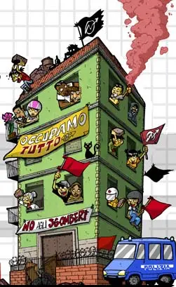 Dall'occupazione all'accampamento: otto famiglie senza alloggio