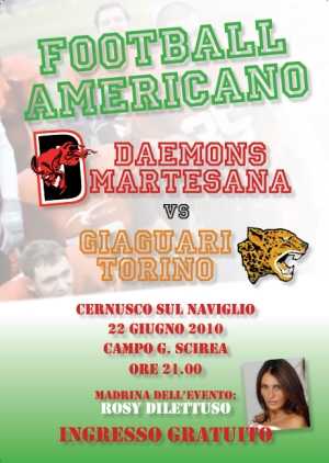 Il big match Daemons - Giaguari su Rai Sport