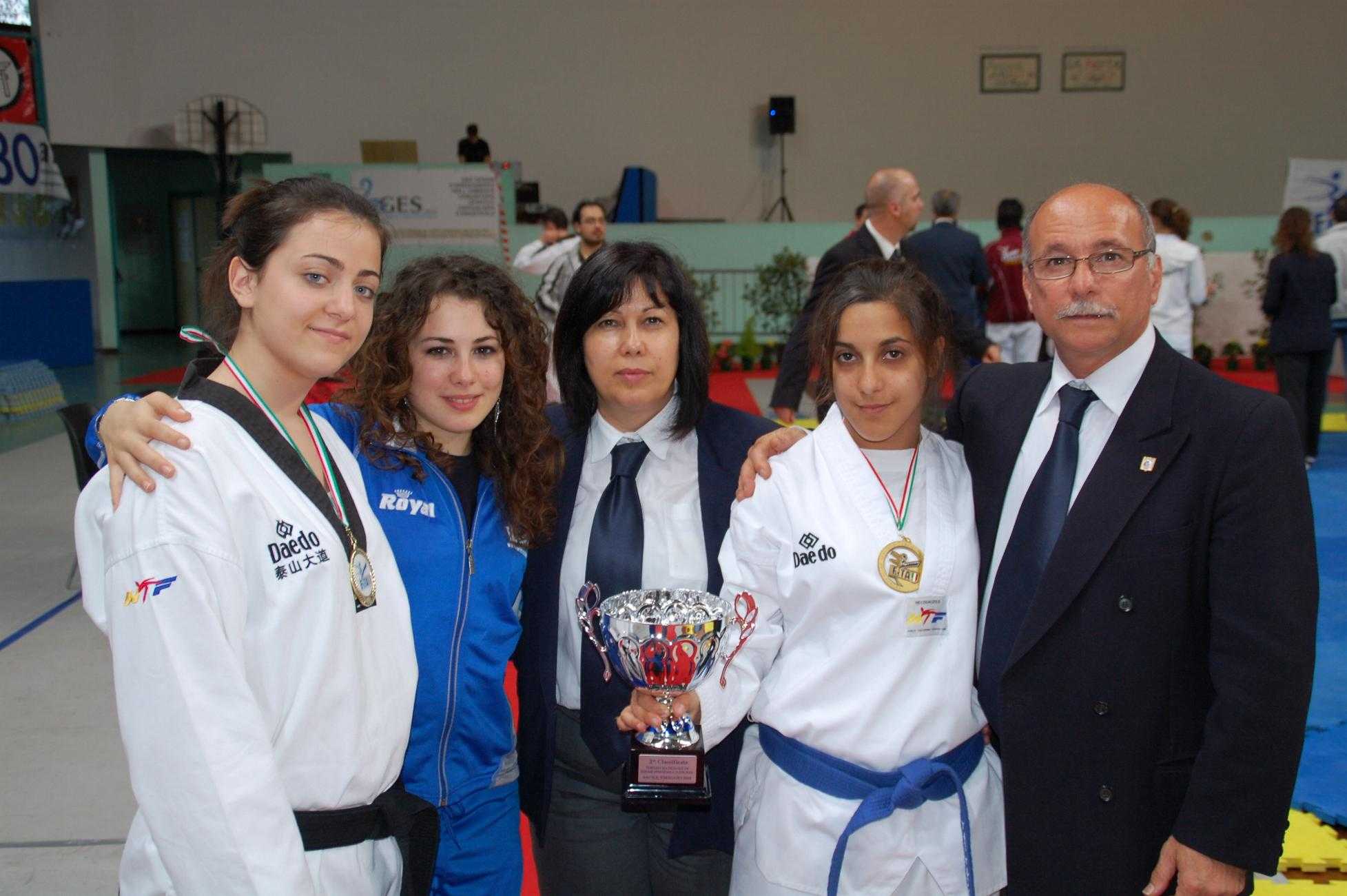 Le giovani Fiorella Costanzo e Lucia Longo, medaglia d'oro