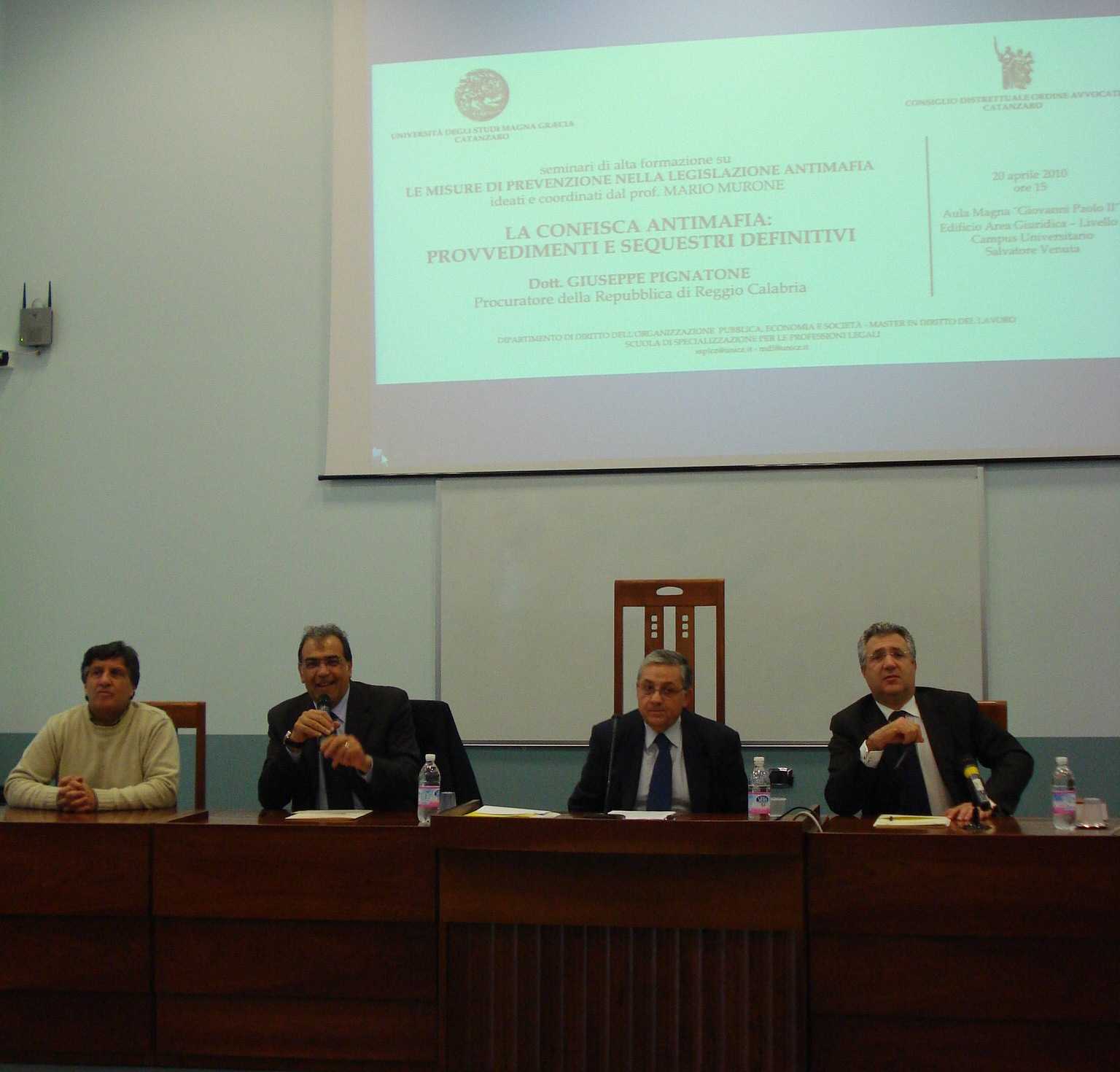 "La confisca antimafia": seminario al Campus di Catanzaro