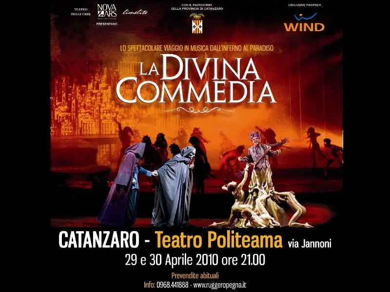 Tutto pronto per la Divina Commendia al Politeama