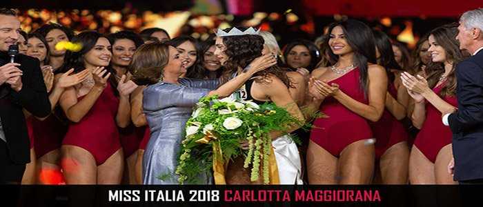 Miss Italia 2018: vince la 26enne marchigiana Carlotta Maggiorana