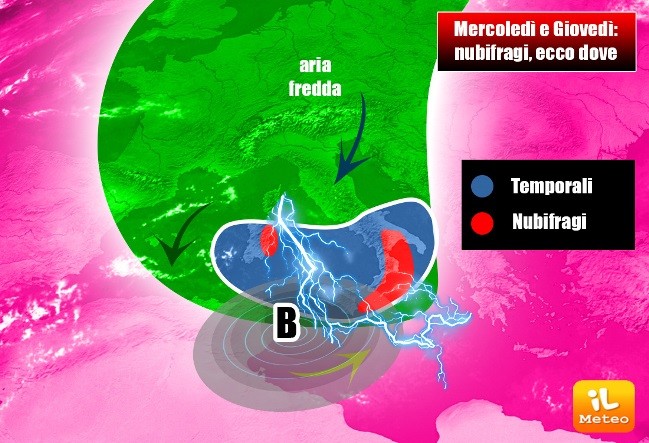 Allerta Meteo: Ecco le città a rischio, previsioni su Nord, Centro, Sud e Isole