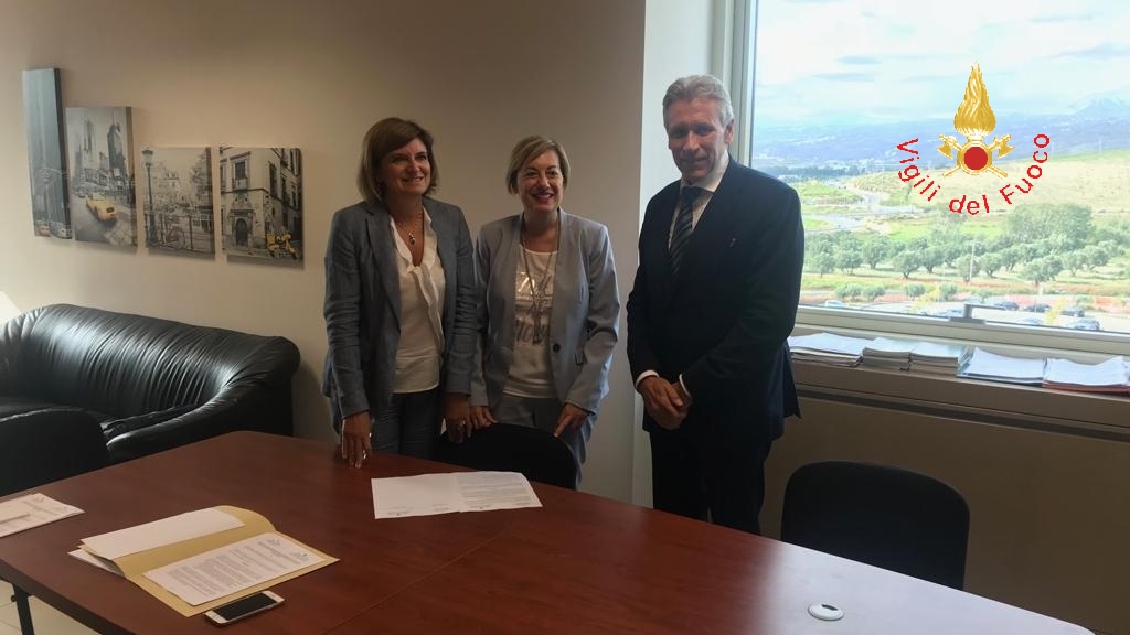 Convenzione tra Regione Calabria e Direzione Regionale dei Vigili del Fuoco Calabria