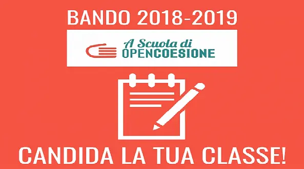 Scuola: #ASOC1819 monitoraggio civico, online il bando del ministero "OpenCoesione"