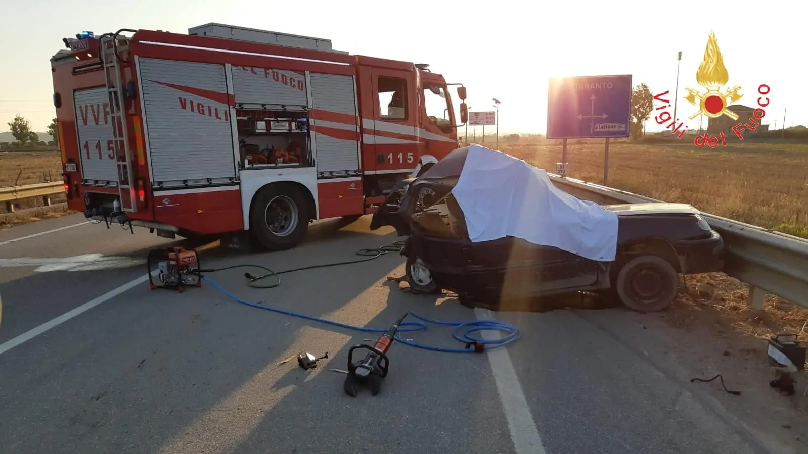 Botricello (Cz) SS106 incidente mortale un morto e due feriti "Basta vittime sulla SS106"