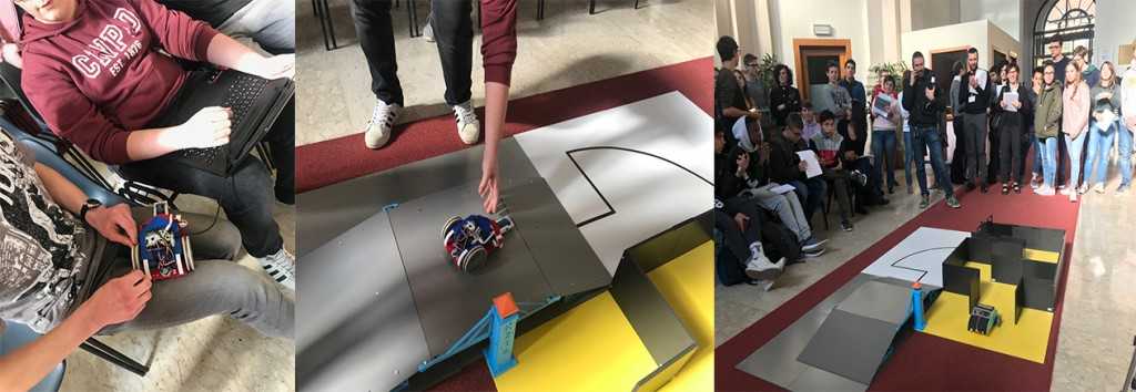 Studenti del Convitto Paolo Diacono di Cividale fanno sperimentare i Robot alla cittadinanza.