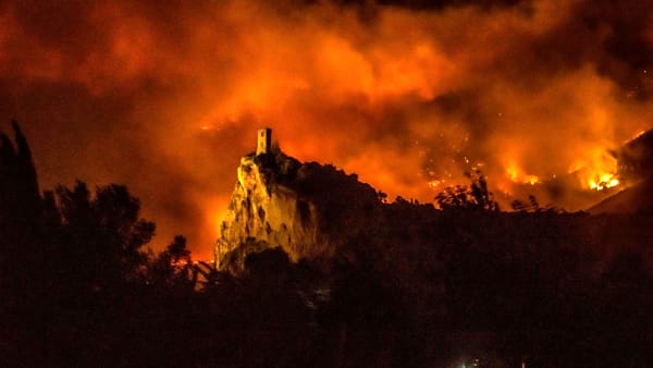 I Monti pisani oltre l’incendio, con la “Voce degli Alberi”