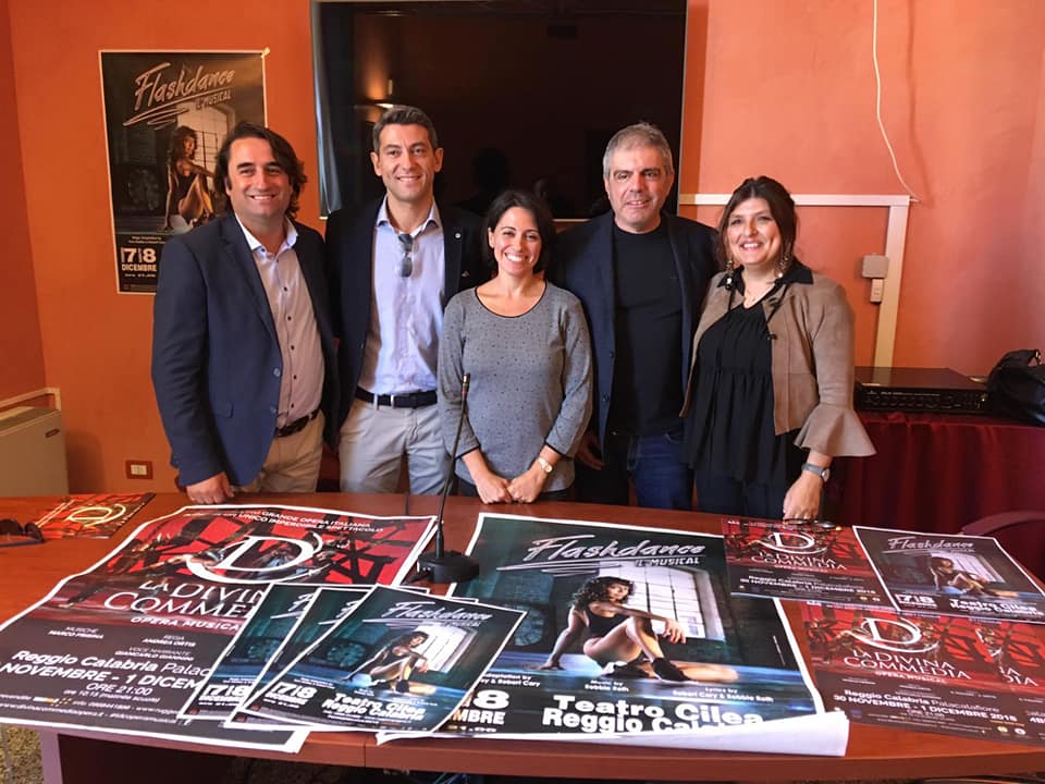 Presentati alla Pinacoteca di Reggio Calabria I musical “la Divina Commedia” e “Flashdance”