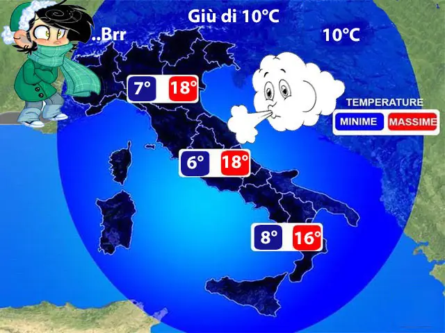 Meteo: Crollo termico in arrivo, giù anche di 10 gr, previsioni su Nord, Centro, Sud e Isole