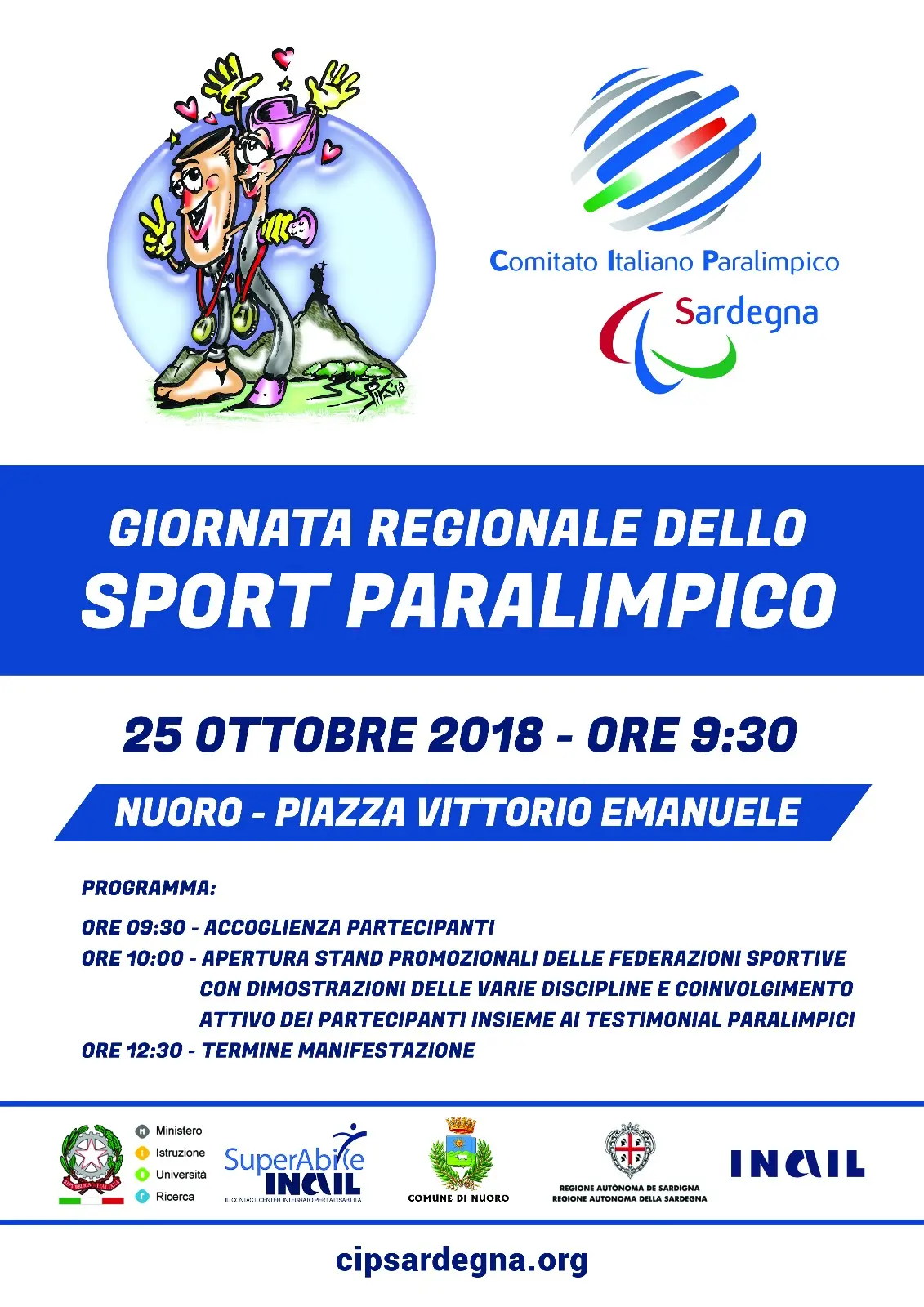 CIP Sardegna: Nuoro ospita la Giornata Regionale dello Sport paralimpico