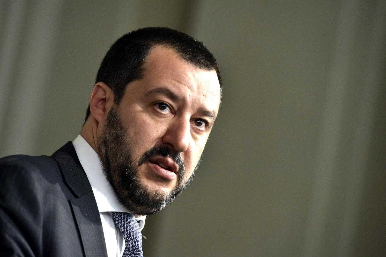 Salvini in visita a San Lorenzo