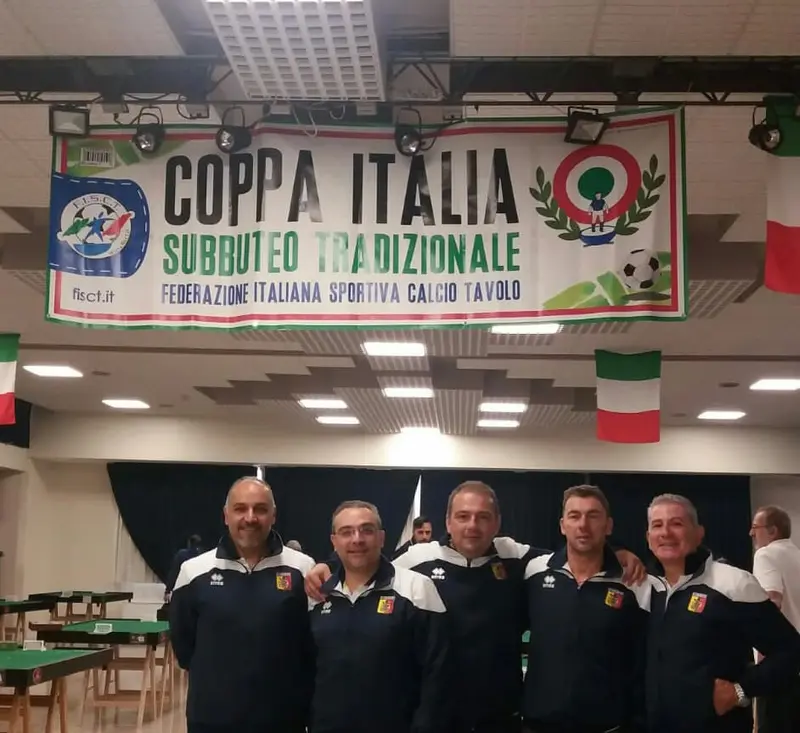 Roma. Subbuteo: l'US Catanzaro, approda tra le prime 12 squadre di Coppa Italia