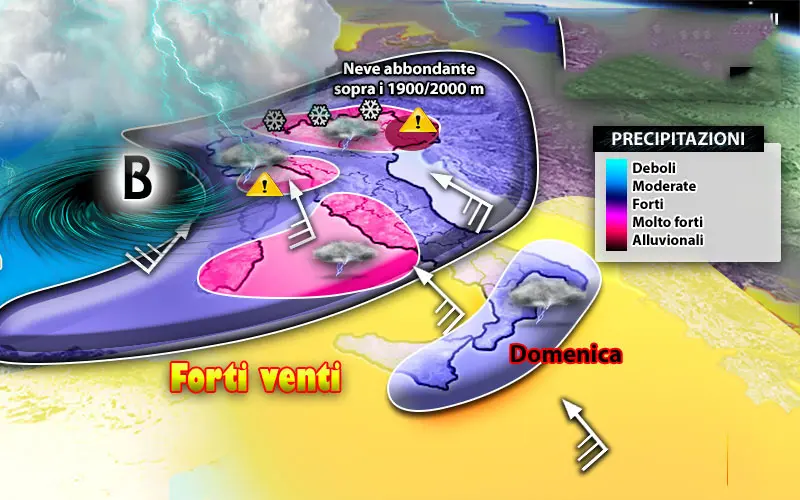 Meteo Weekend: pericolo alluvioni-lampo, previsioni su Nord, Centro, Sud e Isole