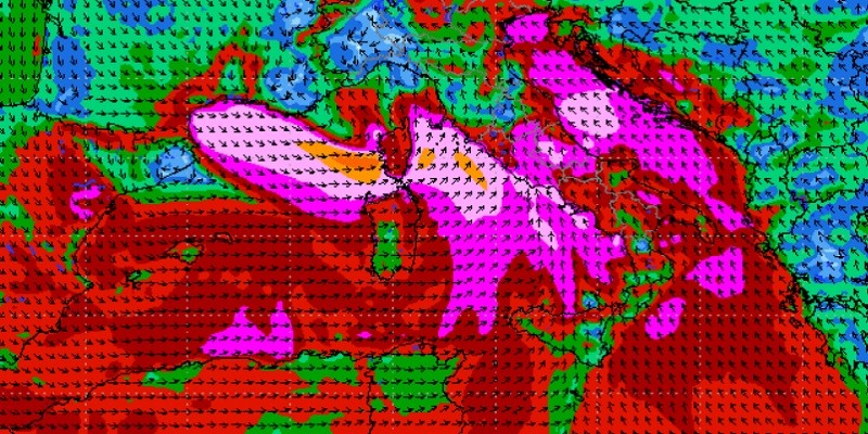 Meteo: tra domenica e lunedì piogge e temporali, previsioni su Nord, Centro, Sud e Isole