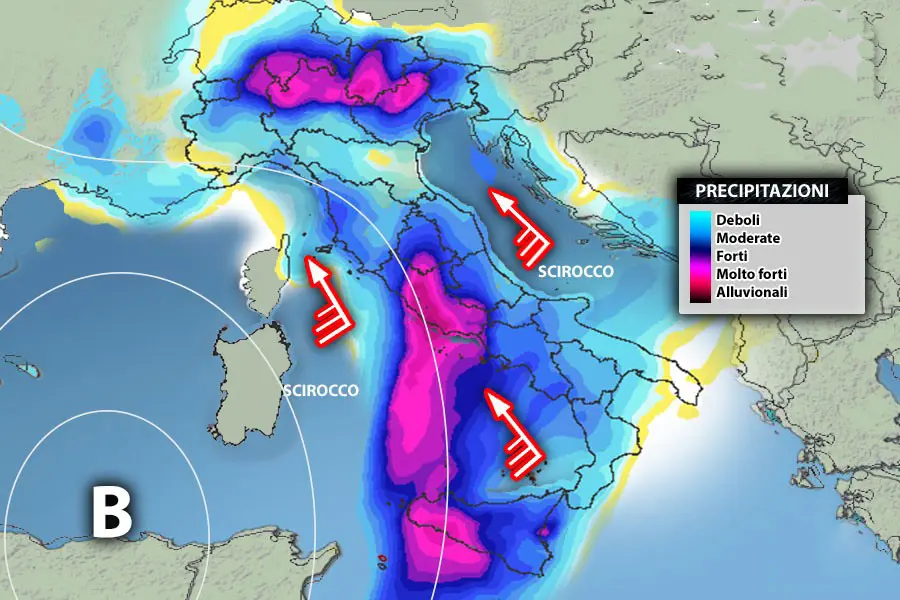 Meteo: Allerta “Ognissanti", Sarà flagellato da nuova perturbazione, previsioni su Nord, Centro, Sud