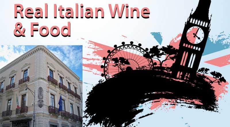La CCIAA di Catanzaro porta le imprese locali a Londra per Real Italian Wine & Food 2018