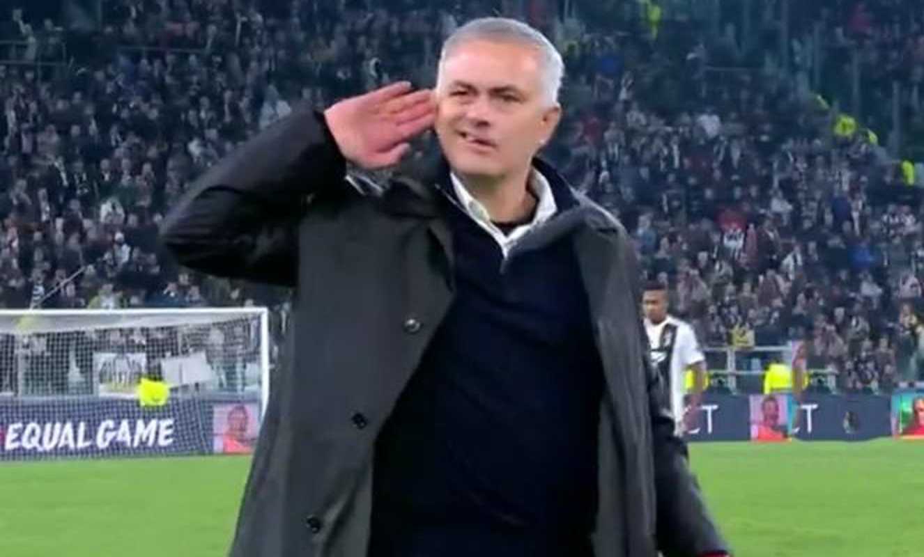 Juventus beffata, Mourinho fa lo sfottò ai bianconeri