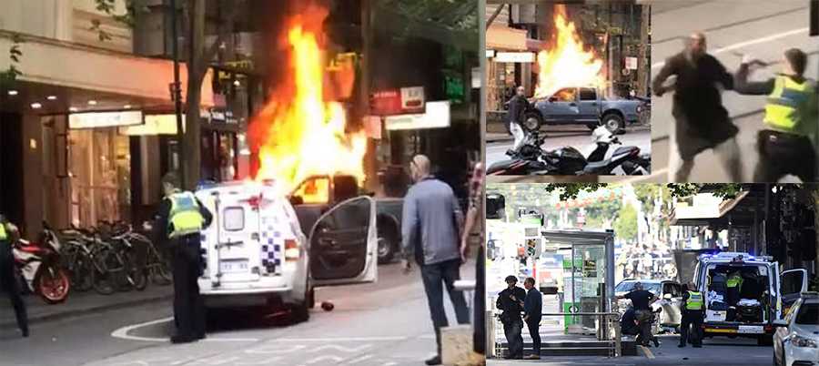 Australia. Attacco a Melbourne: Uomo accoltella diversi passanti sul posto centinaia di poliziotti